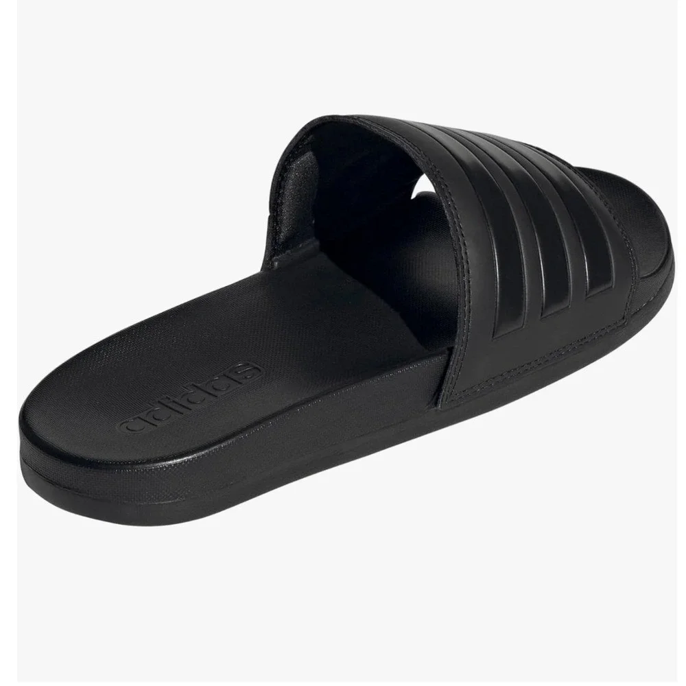 Adidas Adilette Comfort Slides Black Black Black Unisex Adult Sandals 2022